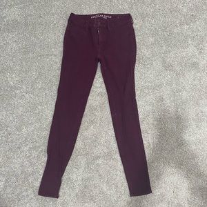 Maroon Jeggings